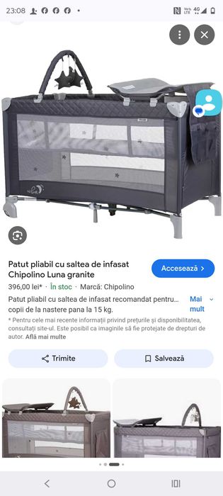 Vând pătuț,cărucior,țarc pentru joaca copii ,și scoica pentru mașina o primiți bonus