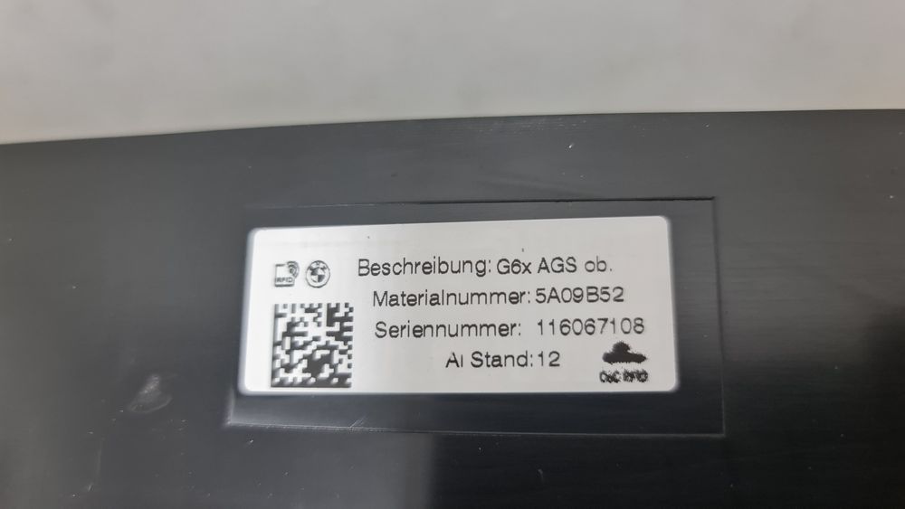 Grila activa hota clapete lumina glow absorbant bara M BMW 5 G60 G61