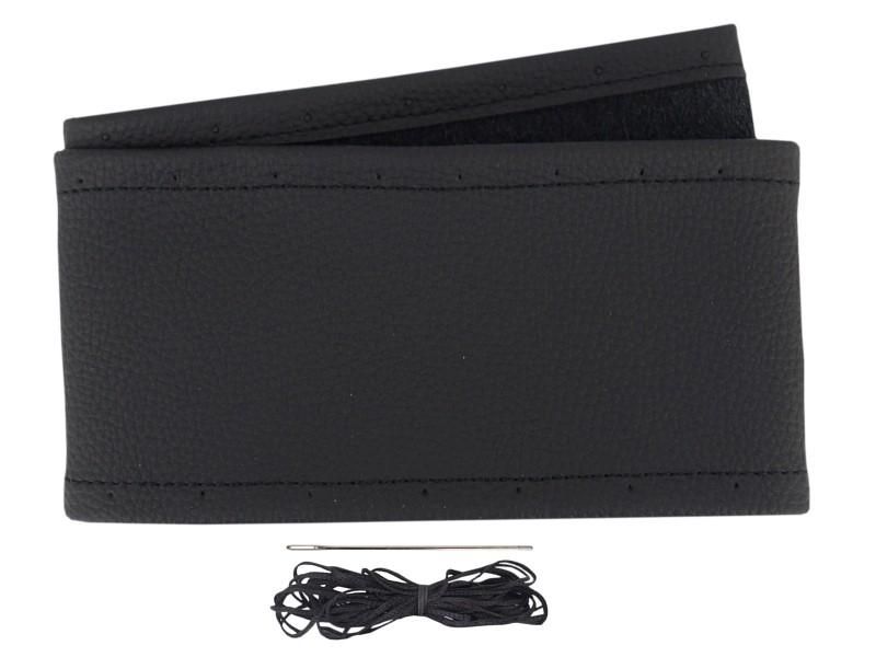 калъф за волан шиещ м 37-39 см от 1 секция естествена кожа черен ...