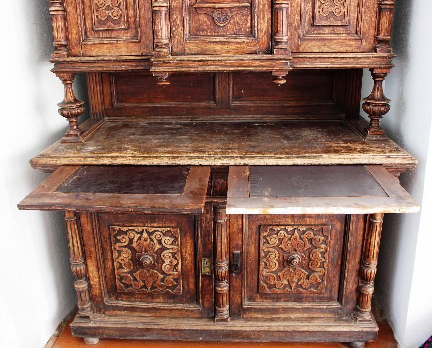 Антикварный старинный французский шкаф, буфет !!!