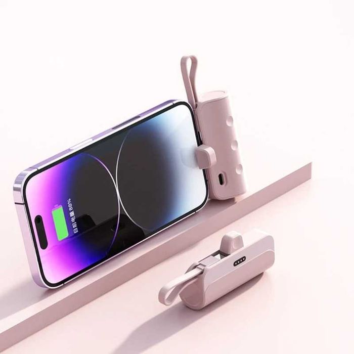 DPLUS M2 Мини Външна Батерия 2000mAh Type-C Lightning iPhone Android