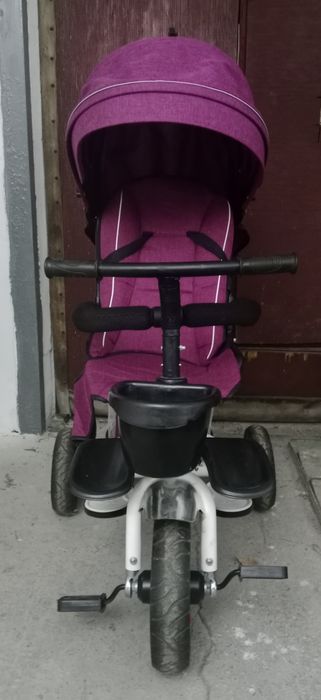 Детский велосипед с родительским рулём