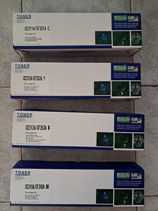 Set 4 cartușe toner HP laser Jet
