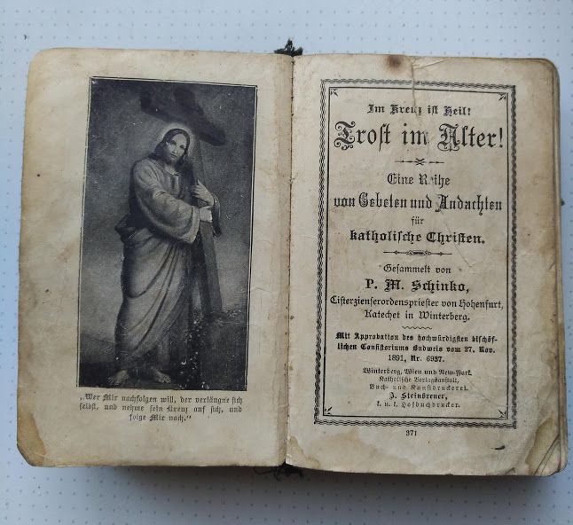 carte veche de rugaciuni germana