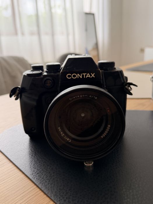Продавам Contax 139 Quartz + Carl Zeiss Distagon 18mm f/4