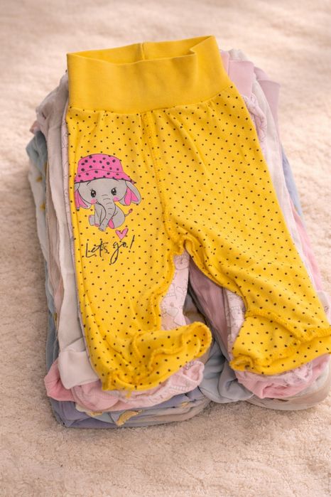 Очень много одежды для новорожденной