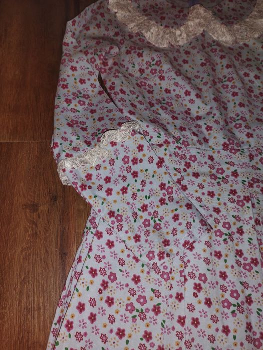 Платье нежное  листай  весенний хб выше колена немного