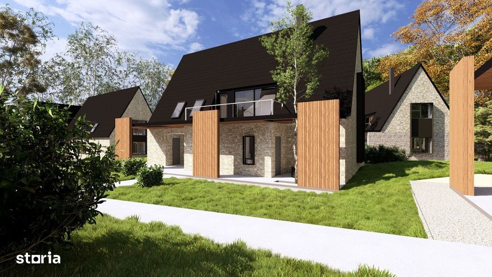Proiect resort premium Sovata - Campu Cetatii (teren + 16 vile)