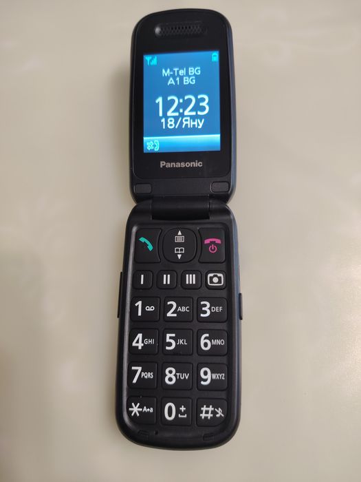 Телефон за възрастни  Panasonic KX-TU446
Размер - 6