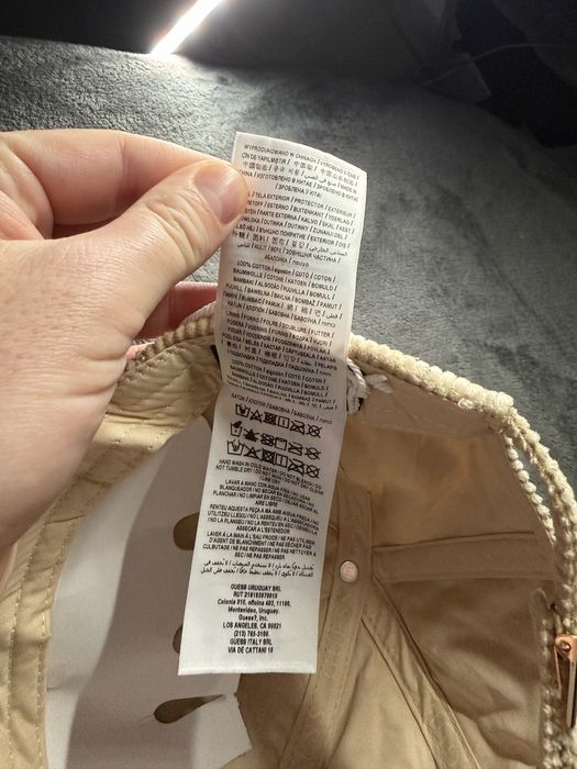 Guessw Baseball sapca unisex culoare bej material reiat noua originala