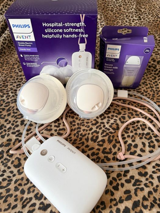 Philips Avent - Pompa de sani electrica dubla (hands-free)