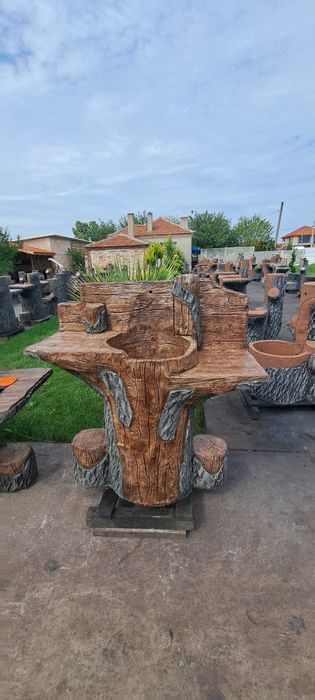 Чешми, градински мивки от бетон