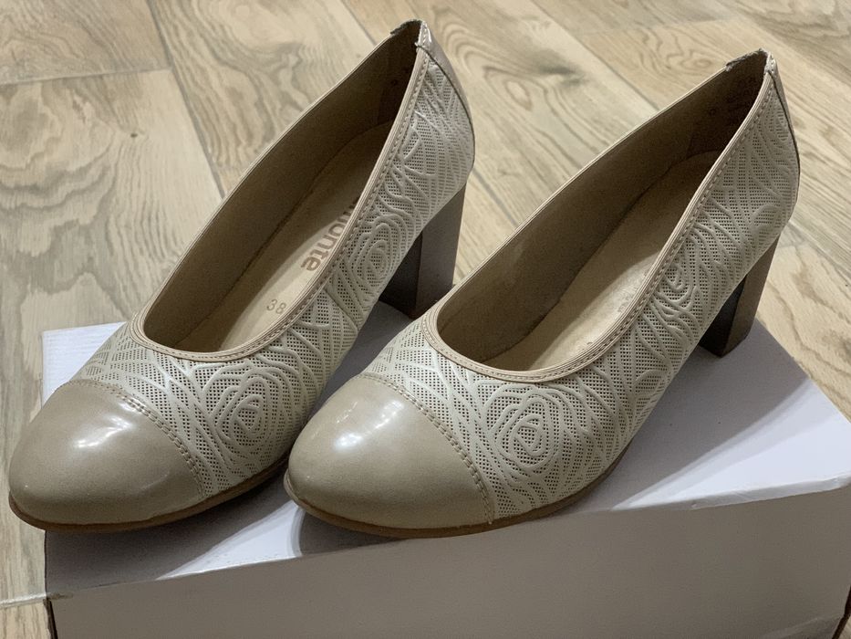 Pantofi BEJ piele REMONTE 38