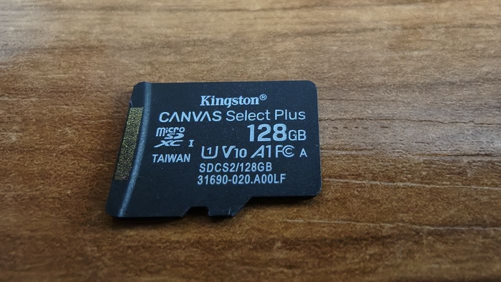 Card MicroSD Kingston Canvas Select Plus, 128GB, 100MB/s - garantie pe viata