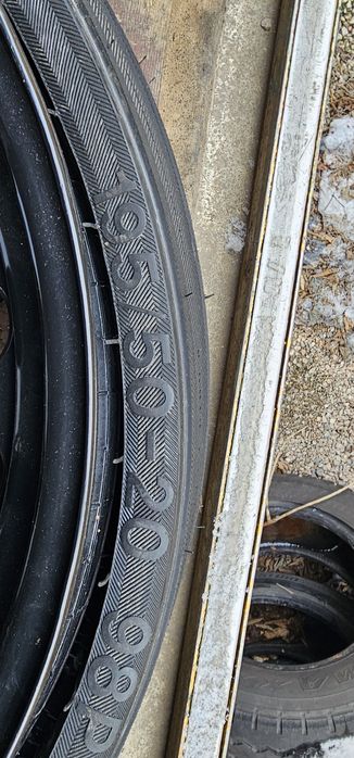 Резервна гума патерица за Ауди 20' 5х112 и Тойота 17'  5х114,3