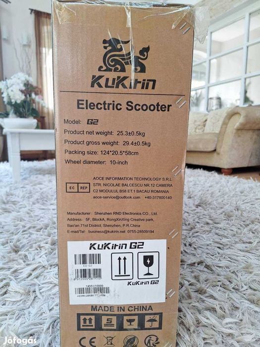 G2 2026‼️SIGILATA Noua‼️Kukirin G2‼️editia 2026‼️ 55 Km/h, Motor 800W Noua Sigilata 0 KM
