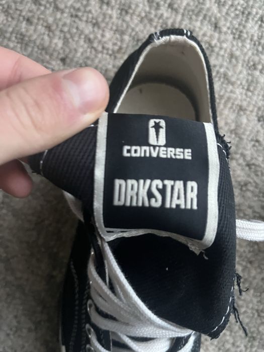 rick owens converse drkstar