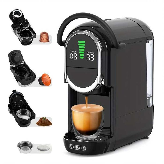 CAFELFFE 4в1 Мултифункционална Кафемашина за Капсули 7 степен контрол