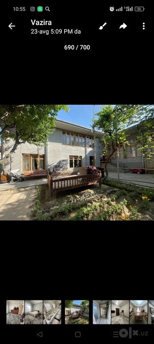 Chilonzor Olim polvon 5.5sotix 10ta xona 200.000$