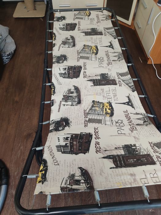 Раскладушка жёсткая