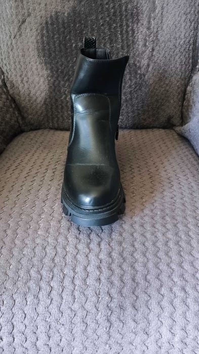 Дамски боти високи черни