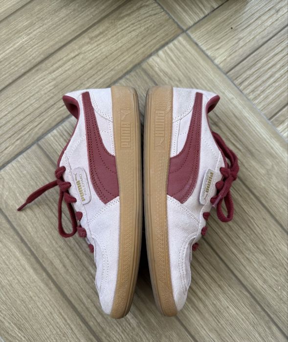 Оригинални дамски маратонки Puma Palermo, 38,5 номер, бебешко розово и бордо