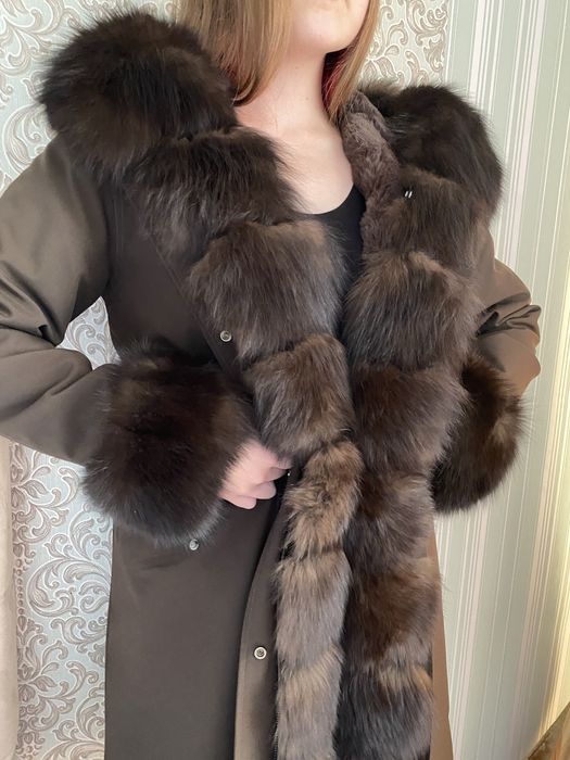 Парка натуральный мех