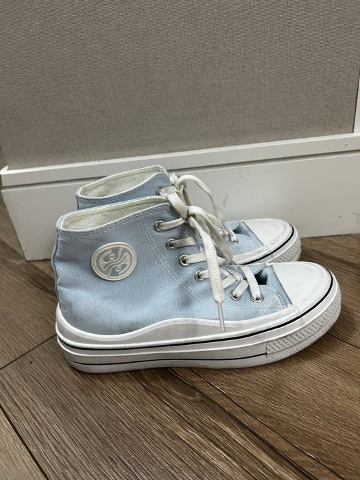 Голубые кеды 36 размер