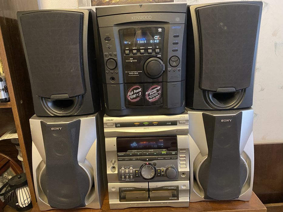 Уредба Sony HCD RX-77 и Kenwood RXD-303