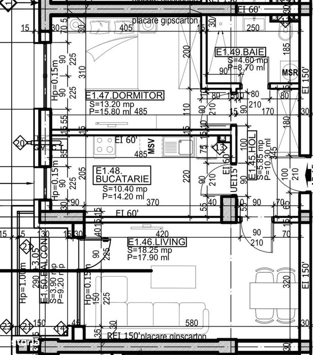 Apartament cu Grădină,Bloc Nou,Splaiul Unirii,SAVAR