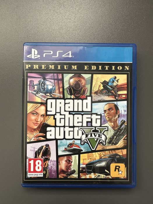 Диск на Playstation 4 GTA V PREMIUM EDITION на русском языке