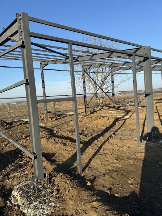 Structura metalica 8x14.85 x4 m strasina intr o apa din profil ipe 240 complecta