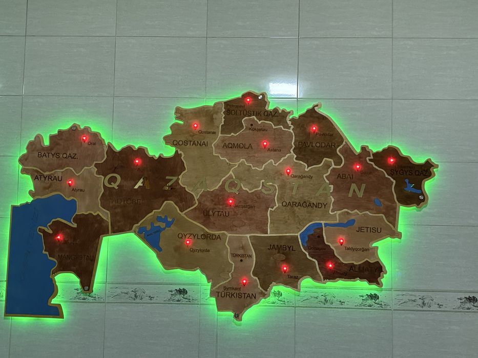 Карта Казахстана