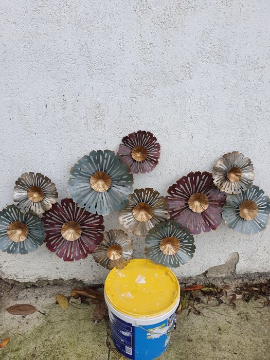 Vând decorațiune metalică de perete pentru Birou, Hol,D 125 × 65