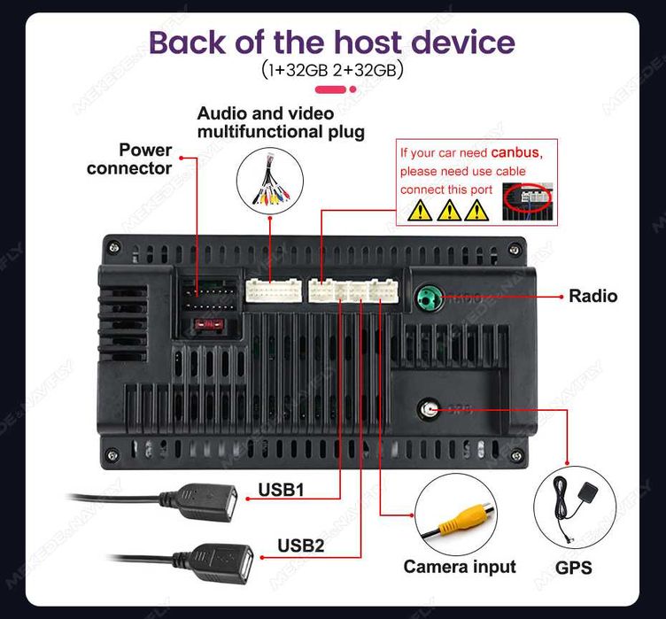 Android Мултимедия за BMW E90 E91 E92 E93 | 4G | CarPlay | GPS