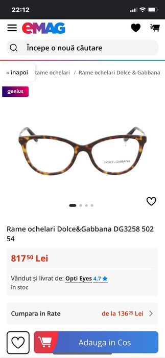 Ochelari Dolce&Gabbana