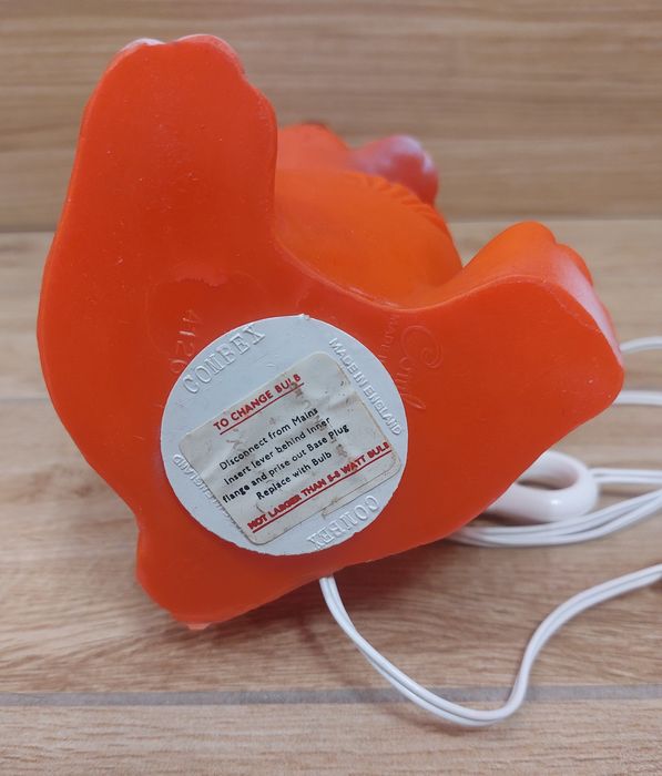 Ретро гумена играчка лампа от 1960-1970г.