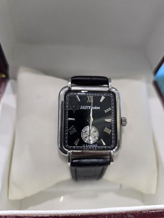 Продам серебрянные часы МакТайм (новые)