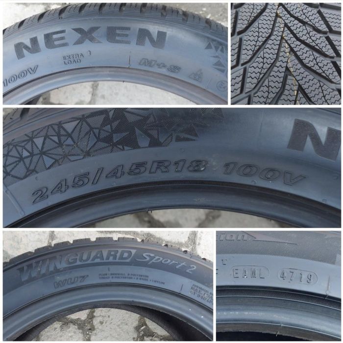 O bucată 245/45 R18 M+S iarnă - una Goodyear Michelin Nokian Nexen