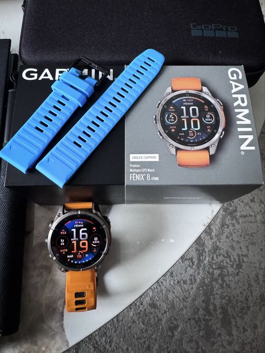 часы Garmin Fenix 8 47mm Amoled/Sapphire/Titanium