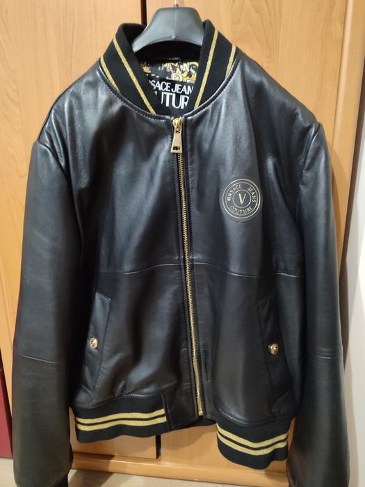Кожено яке Версаче