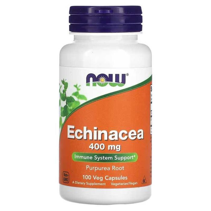 NOW Foods Echinacea эхинацея 400 мг