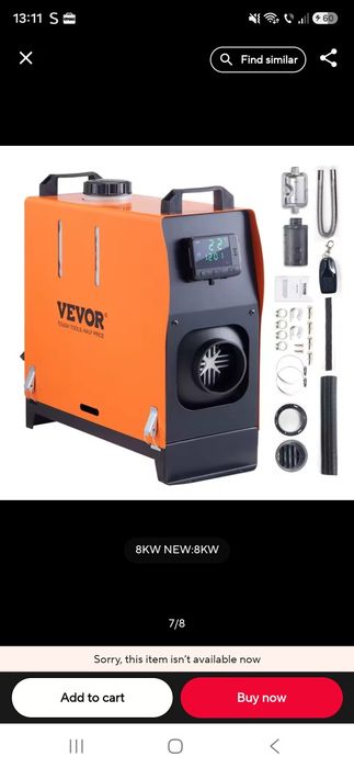 Vând sirocou 8kw