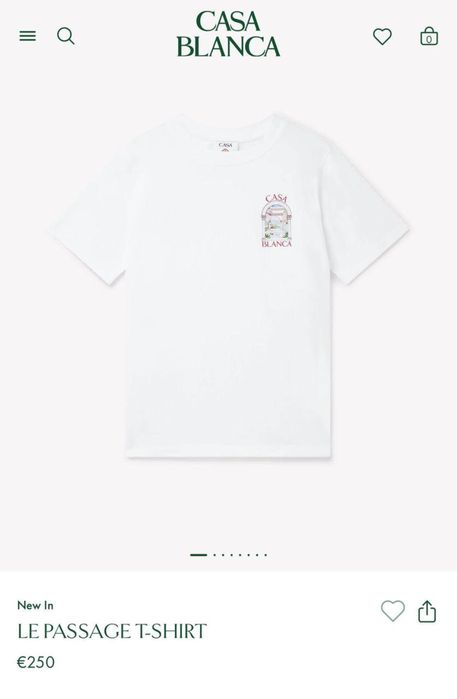 Casablanca Le Passage тениска ТОП качество XL размер