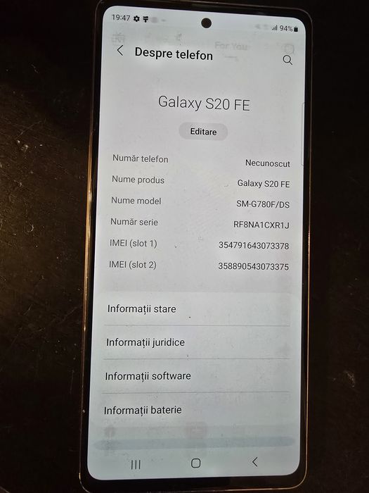 Samsung Galaxy S20 FE 128Gb