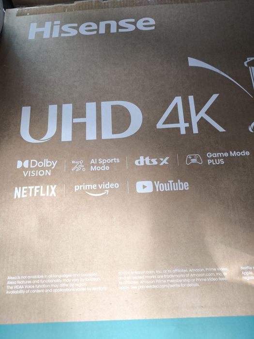 Hisense A6n 4k 43 инча, Led телевизор