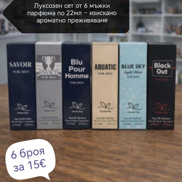 Дамски и мъжки парфюми и комплекти