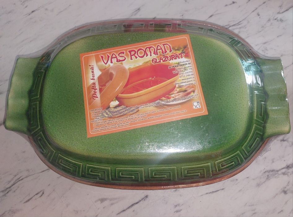 Vas roman glazurat