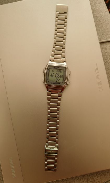 Erkaklar qo'l soati, Al-Harameen 6461FSW, Navoz vaqtini eslatuvchi,