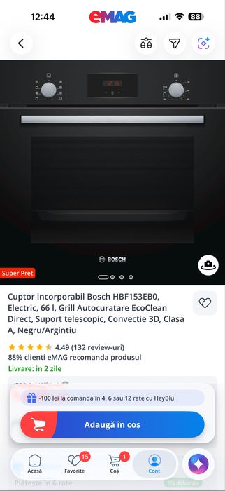 Vânzare Cuptor Bosch